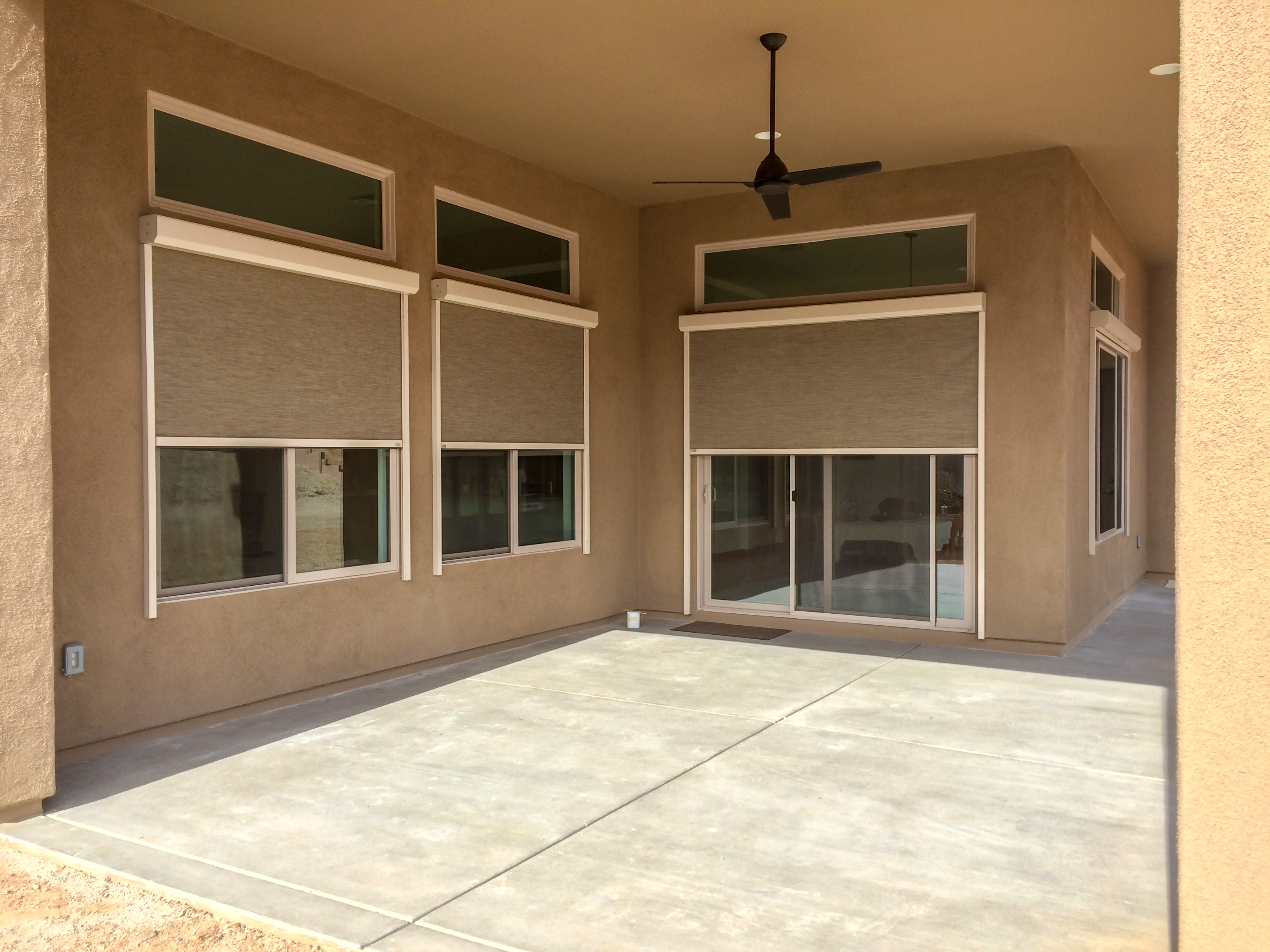 Track System for Ext. Window Covering — Queen Creek, AZ