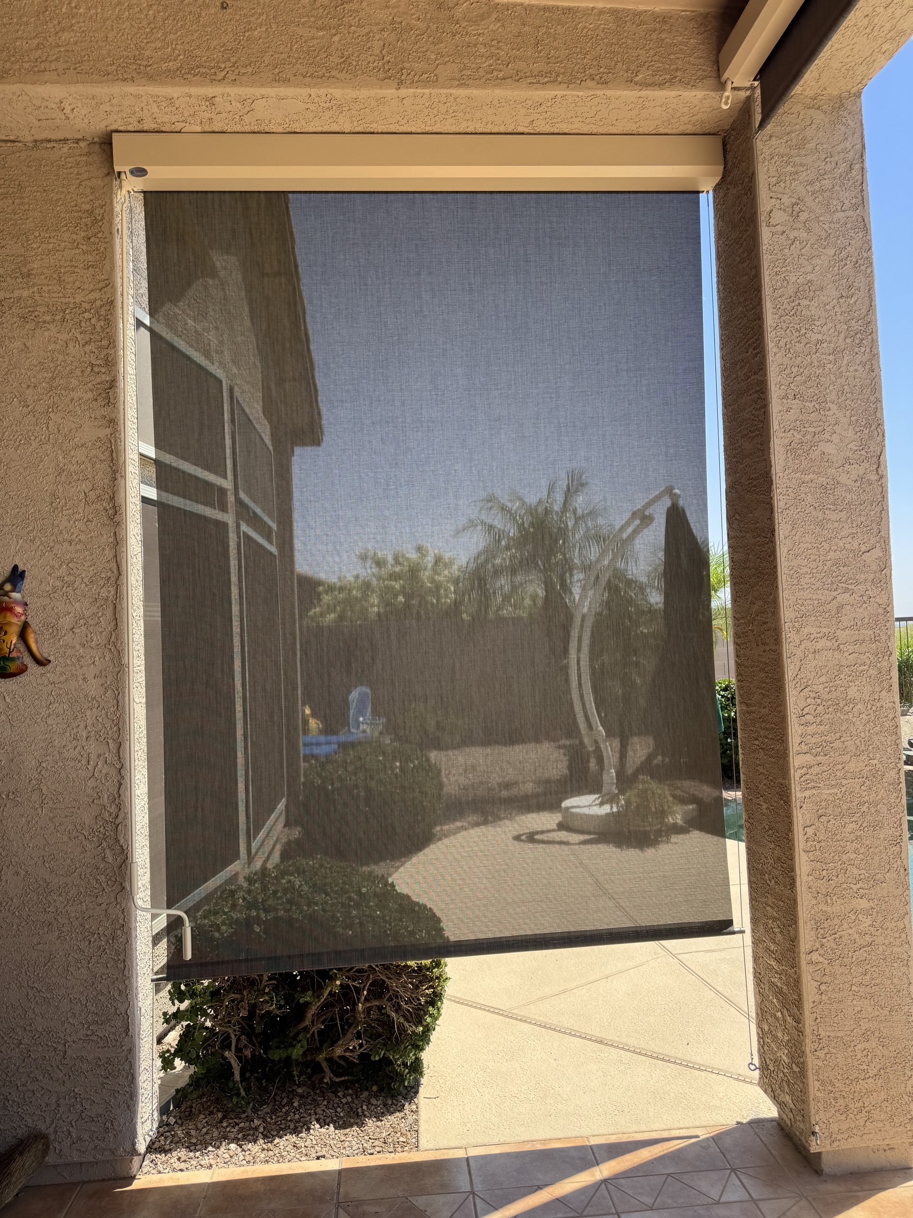 Manual Patio Shade with Aluminum Box Cover — Queen Creek, AZ